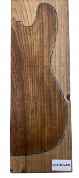 Body Swamp Ash, grainmatched, Caramel, 47mm, Unique Piece #132